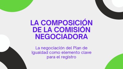 PRESENTACIÓN COMPOSICIÓN COMISIÓN NEGOCIADORA