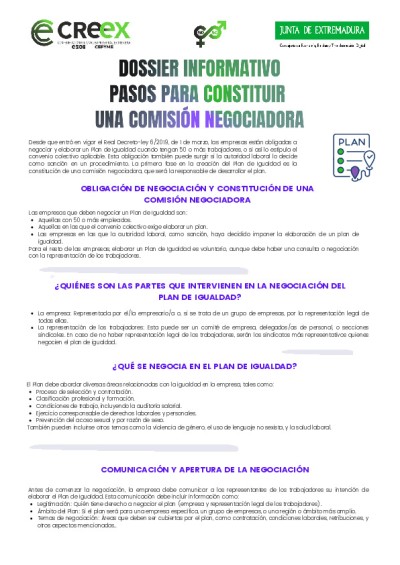 DOSSIER INFORMATIVO Pasos para Constituir una Comisión Negociadora 2025